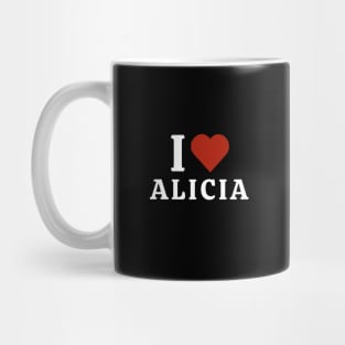 I Love Alicia Keyes Mug